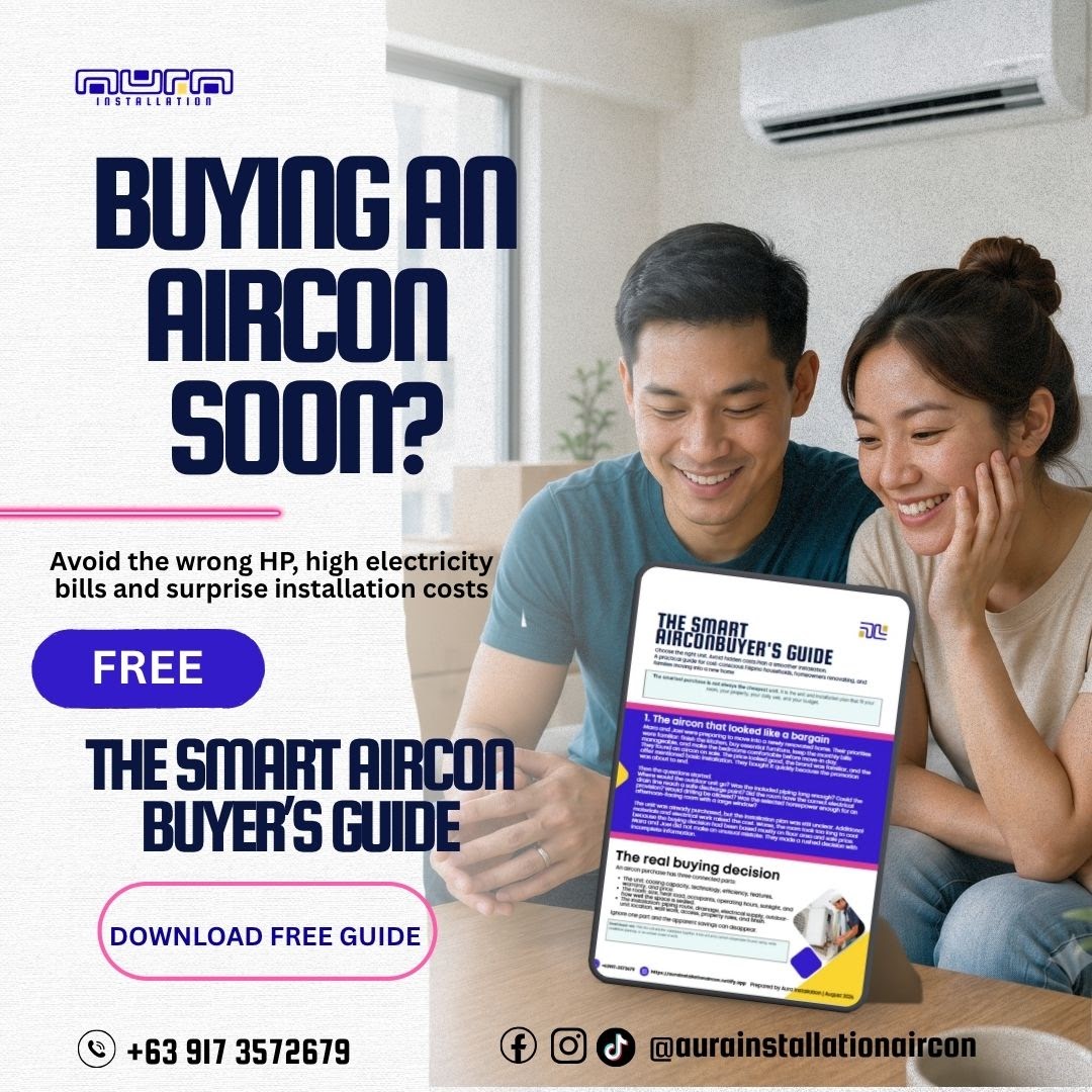 Free Smart Aircon Buyer’s Guide from Aura Installation